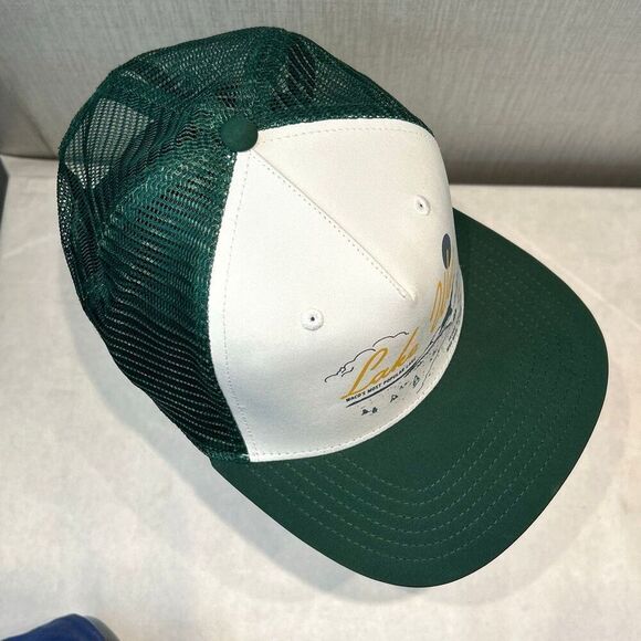 NEW Magnolia Lake Waco Trucker Hat Cap Snapback Adjustable Green White Silos - Picture 5 of 8